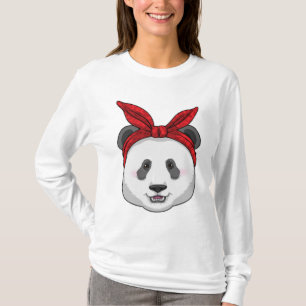 Panda mit Bandana T-Shirt