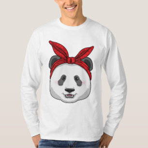 Panda mit Bandana T-Shirt