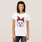 Panda mit Bandana T-Shirt (Vorne ganz)