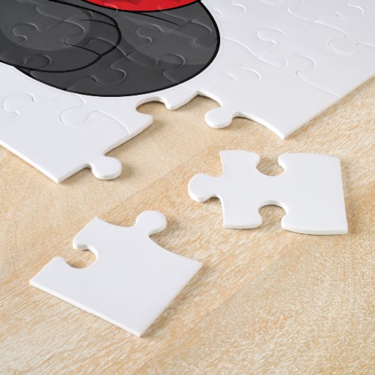 Panda mit Bowl Ramen Puzzle (Seite)