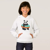 Panda mit Donut Hoodie (Vorne ganz)