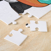 Panda mit Donut Puzzle (Seite)