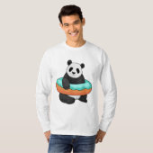 Panda mit Donut T-Shirt (Vorne ganz)
