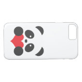 Panda mit einem Herzen Case-Mate iPhone Hülle (Rückseite (Horizontal))