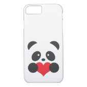 Panda mit einem Herzen Case-Mate iPhone Hülle (Rückseite)