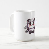 Panda mit Frieden in Palästina Kaffeetasse (Vorderseite Links)