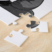 Panda mit Fußball Puzzle (Seite)