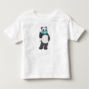 Panda mit Gesichtsmaske Kleinkind T-shirt