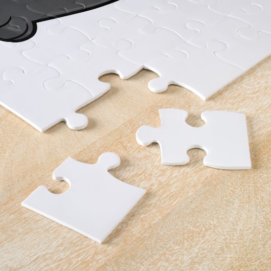 Panda mit Gesichtsmaske Puzzle (Seite)