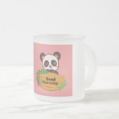 Panda mit guter morgendlicher Tasse (VorderseiteRechts)