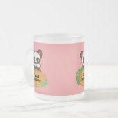 Panda mit guter morgendlicher Tasse (Vorderseite Links)