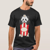 Panda mit Popcorn T-Shirt (Vorderseite)
