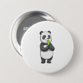 Panda mit Popsikel Button (Vorne & Hinten)