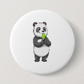 Panda mit Popsikel Button (Vorderseite)