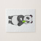 Panda mit Popsikel Puzzle (Horizontal)