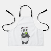 Panda mit Popsikel Schürze (Vorderseite)