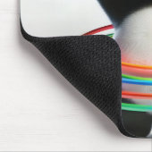 Panda mit Rainbow-Hula-Hoops Mousepad (Ecke)