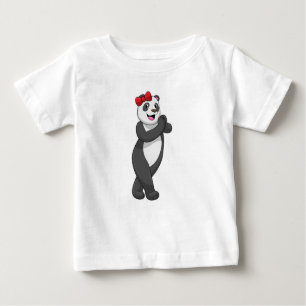 Panda mit Ribbon Baby T-shirt