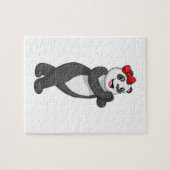 Panda mit Ribbon Puzzle (Horizontal)