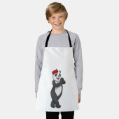 Panda mit Ribbon Schürze (Getragen)