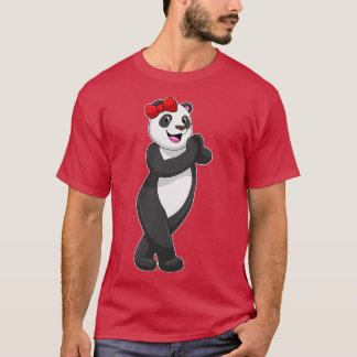 Panda mit Ribbon T-Shirt