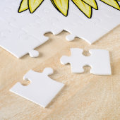 Panda mit Sonnenblume Puzzle (Seite)