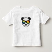 Panda mit Sonnenbrille Kleinkind T-shirt (Vorderseite)