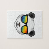 Panda mit Sonnenbrille Puzzle (Horizontal)