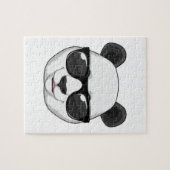 Panda mit Sonnenbrille Puzzle (Horizontal)