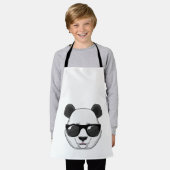 Panda mit Sonnenbrille Schürze (Getragen)