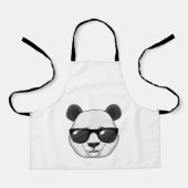 Panda mit Sonnenbrille Schürze (Vorderseite)