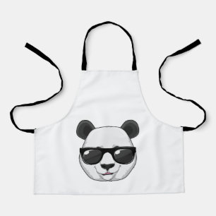 Panda mit Sonnenbrille Schürze