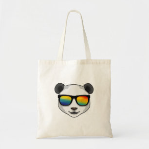 Panda mit Sonnenbrille Tragetasche