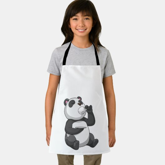 Panda mit Teecup Schürze (Insitu)