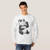 Panda mit Teecup T-Shirt (Vorne ganz)