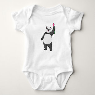 Panda mit Tulip Baby Strampler
