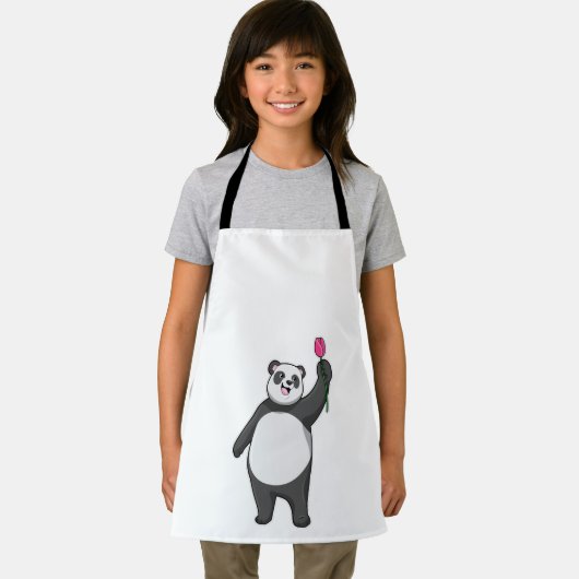 Panda mit Tulip Schürze (Insitu)
