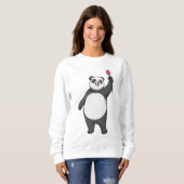 Panda mit Tulip Sweatshirt (Vorne ganz)