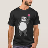 Panda mit Tulip T-Shirt (Vorderseite)