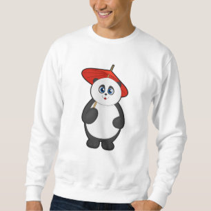 Panda mit Umbrella Sweatshirt