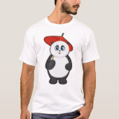 Panda mit Umbrella T-Shirt (Vorderseite)