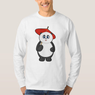 Panda mit Umbrella T-Shirt
