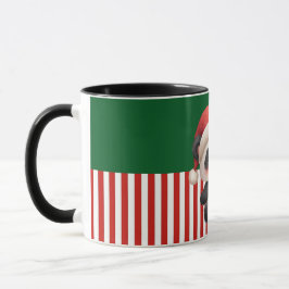 Panda mit Weihnachtsdekoration Tasse