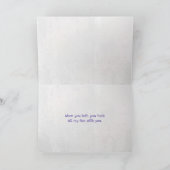 Panda mit Winterschal Karte (Innenseite)