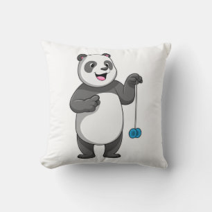Panda mit Yo-yo Kissen