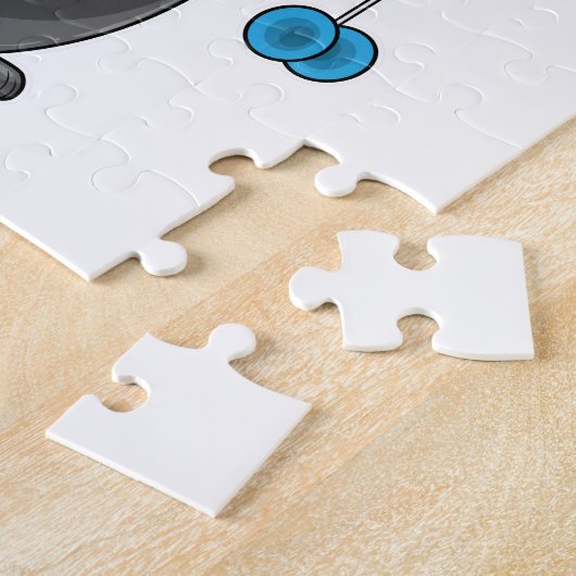 Panda mit Yo-yo Puzzle (Seite)