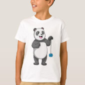 Panda mit Yo-yo T-Shirt (Vorderseite)