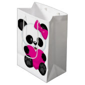 Panda Mittlere Geschenktüte (Vorderseite Schrägansicht)