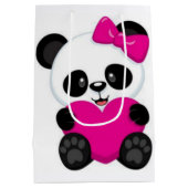 Panda Mittlere Geschenktüte (Rückseite)