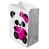 Panda Mittlere Geschenktüte (Rückseite Schrägansicht)